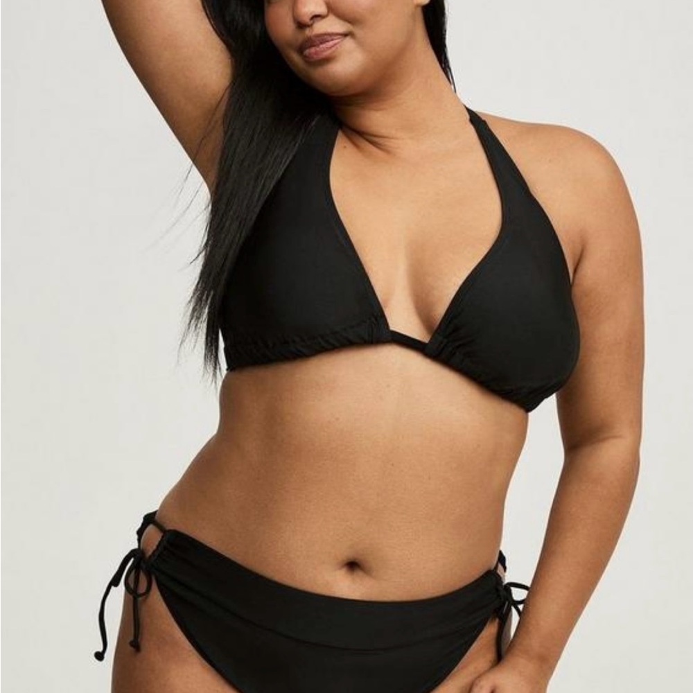 NWT Torrid side tie super cheeky bikini bottom - Picture 2 of 6